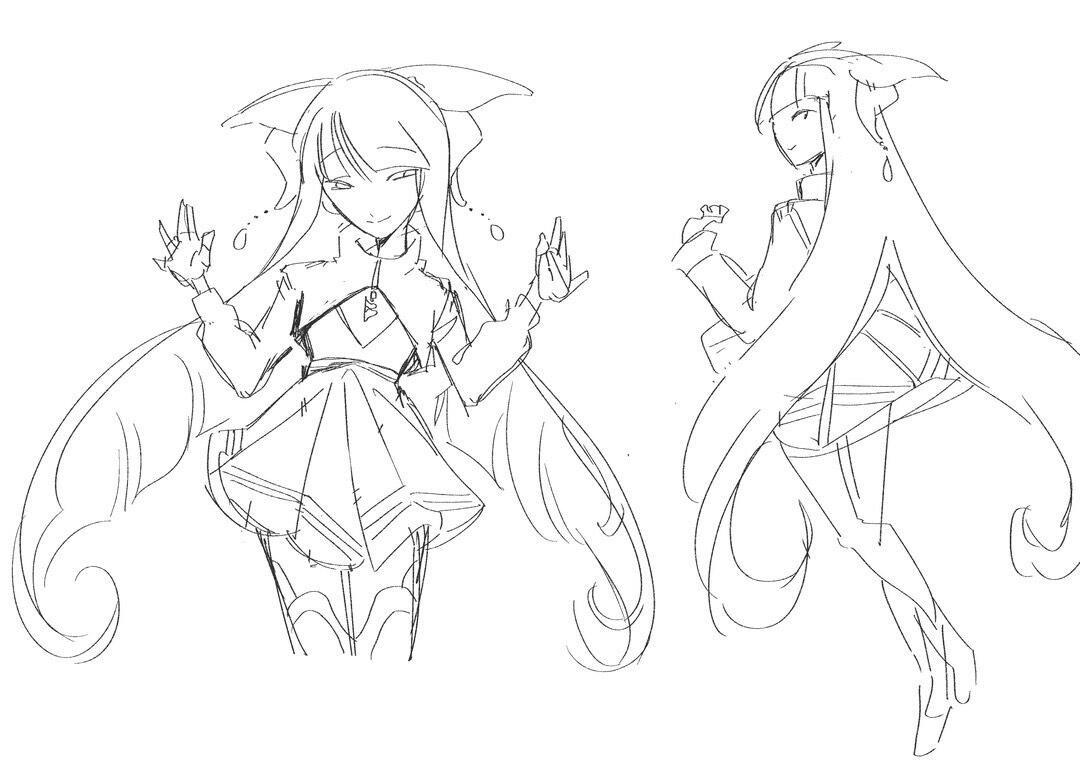 Saki Concept Art