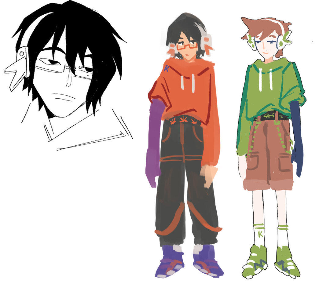 Ryo &amp; Kevin Concept Art