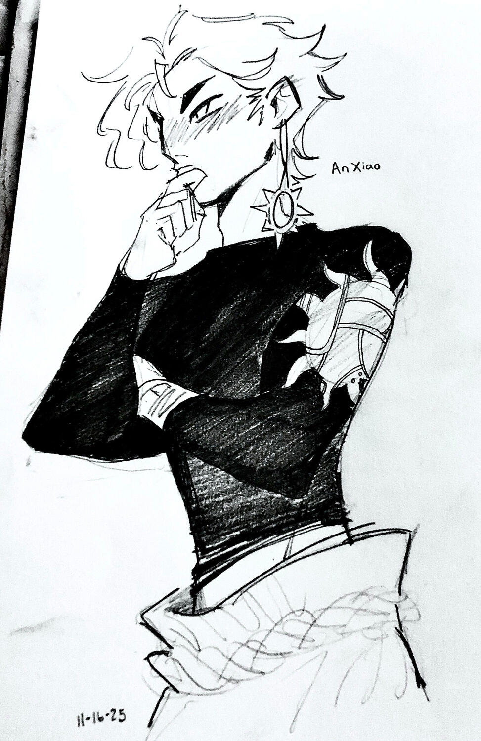 An Xiao Sketch