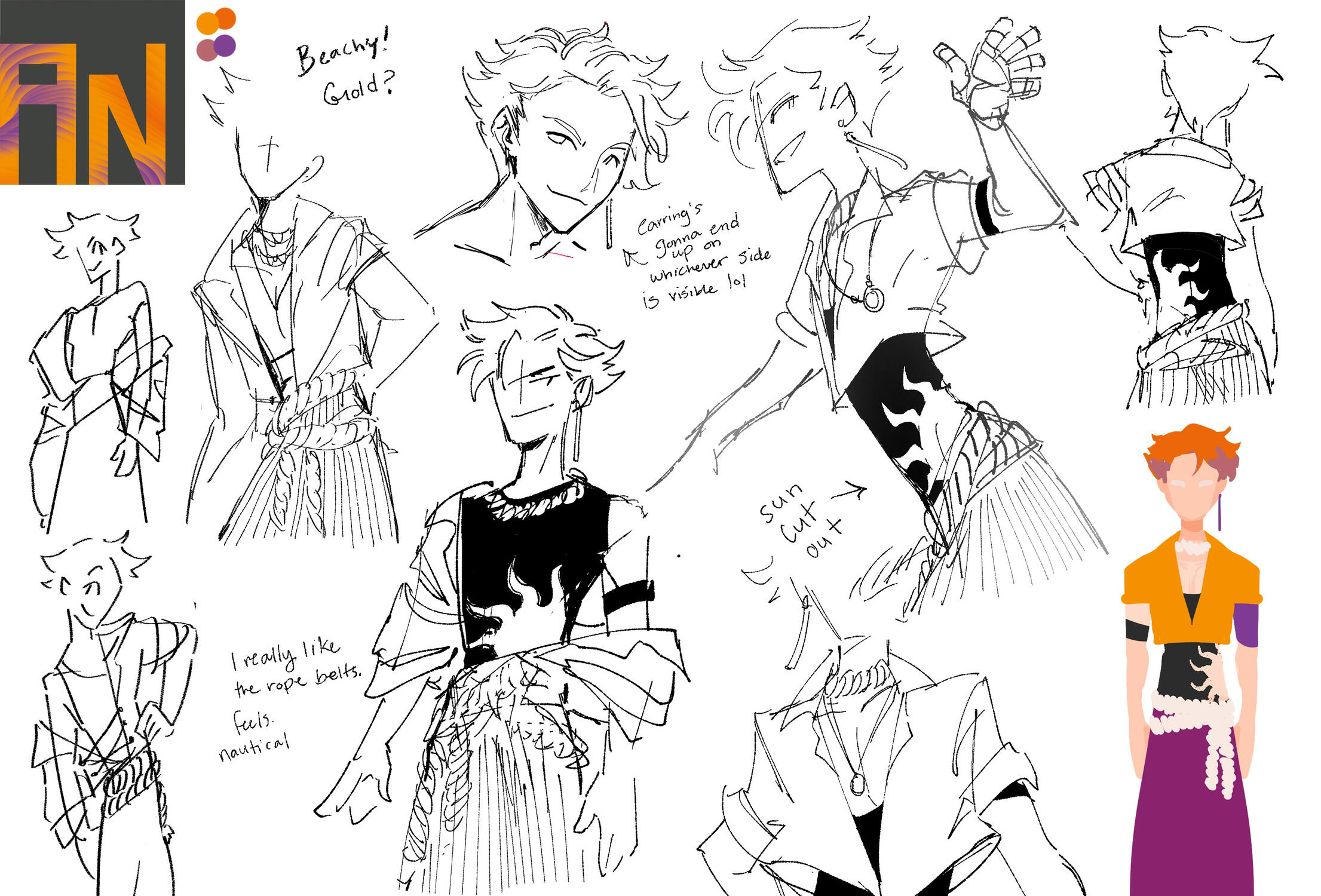 An Xiao Concept Art