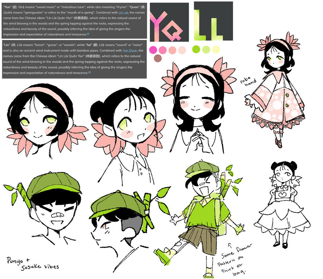 Yun Quan &amp; Lin Lai Concept Art